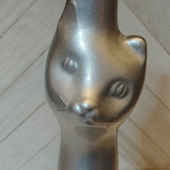 Moselland Happy Cat Rheinhessen  Collection Metallic Silver Bottle … - Picture 3 of 7